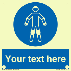 Custom protective roller sport equipment must be worn